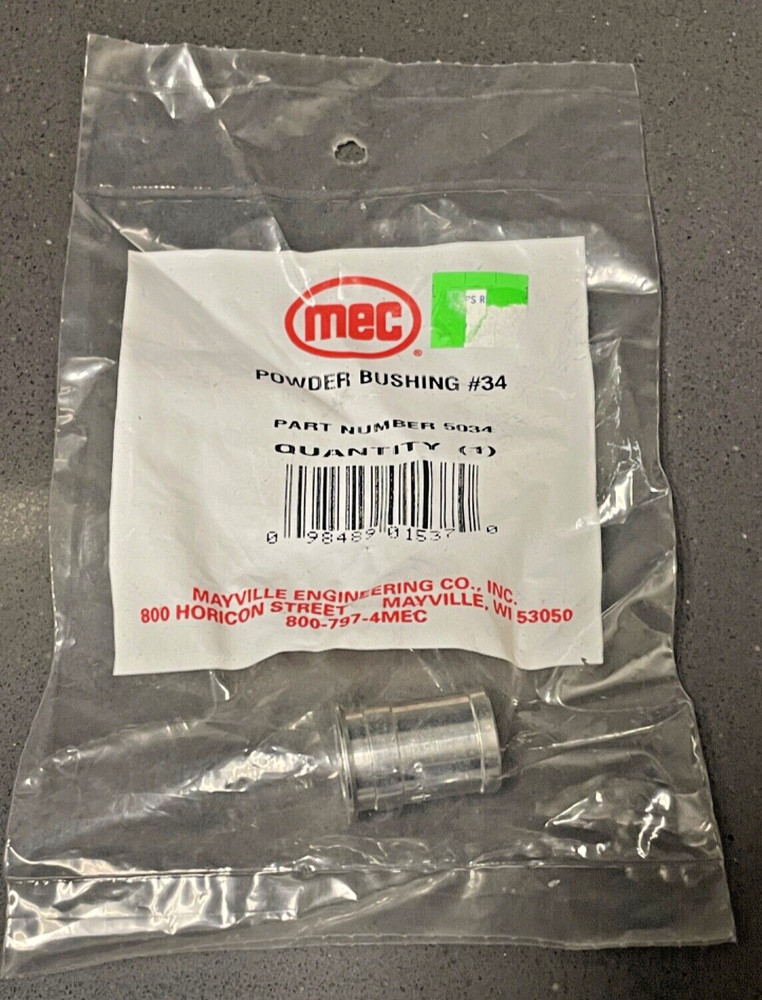 MEC Powder Bushing #34-(5034)-new in package