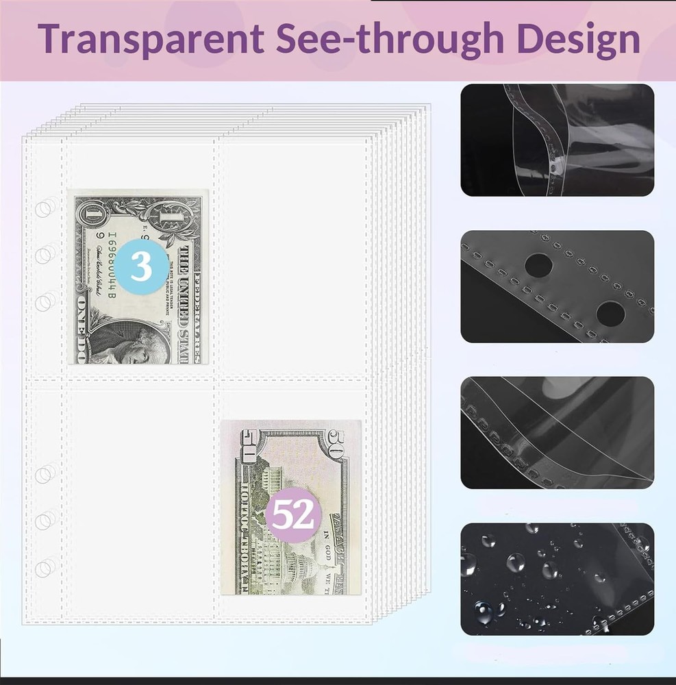 100 Envelopes Money Saving Challenge, 100 Envelope Challenge Binder, Easy and...