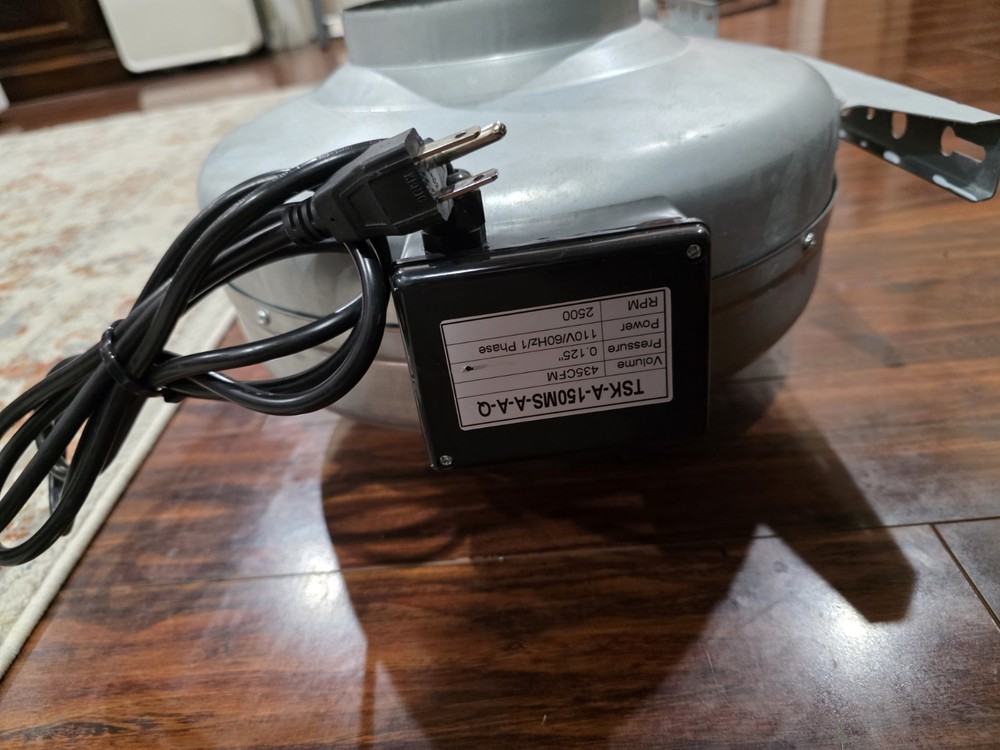 110V Exhaust Ventilation, Circular Duct Fan
