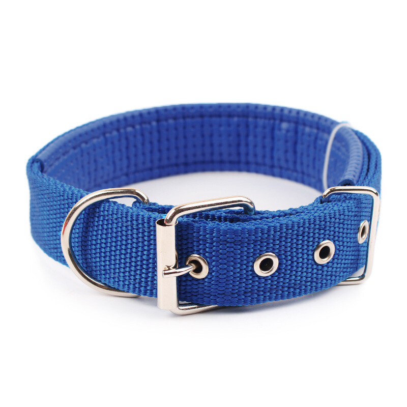 Comfortable Adjustable Nylon Strap Dog Collar Pet Dog Solid Plus Size Pet Collar