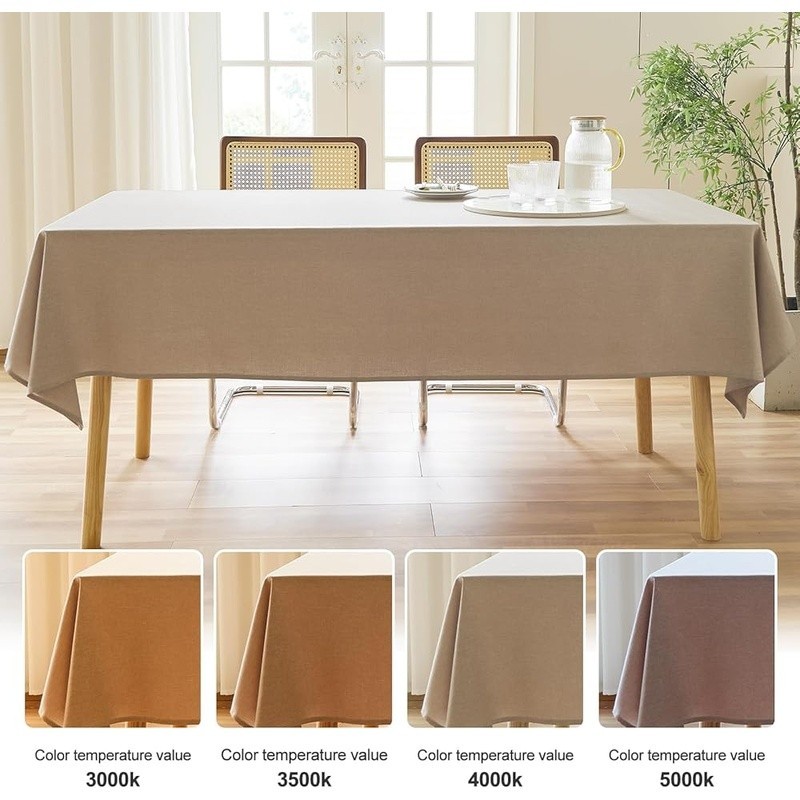 Premium Rectangular Tablecloth Waterproof Durable Washable Dining Parties Events