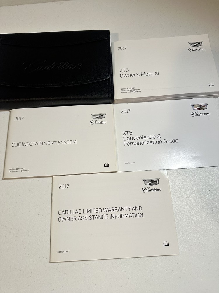 2017 Cadillac XT5 Owner Manual Set