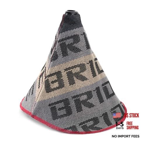 Universal Shift Boot Cover,Fabric Shifter Manual/Auto Shift Knob Boot Dust