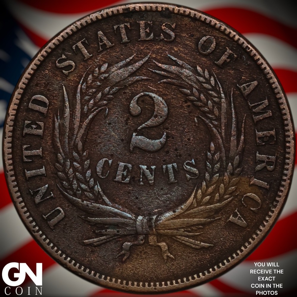 1868 2 Cent Piece A1140