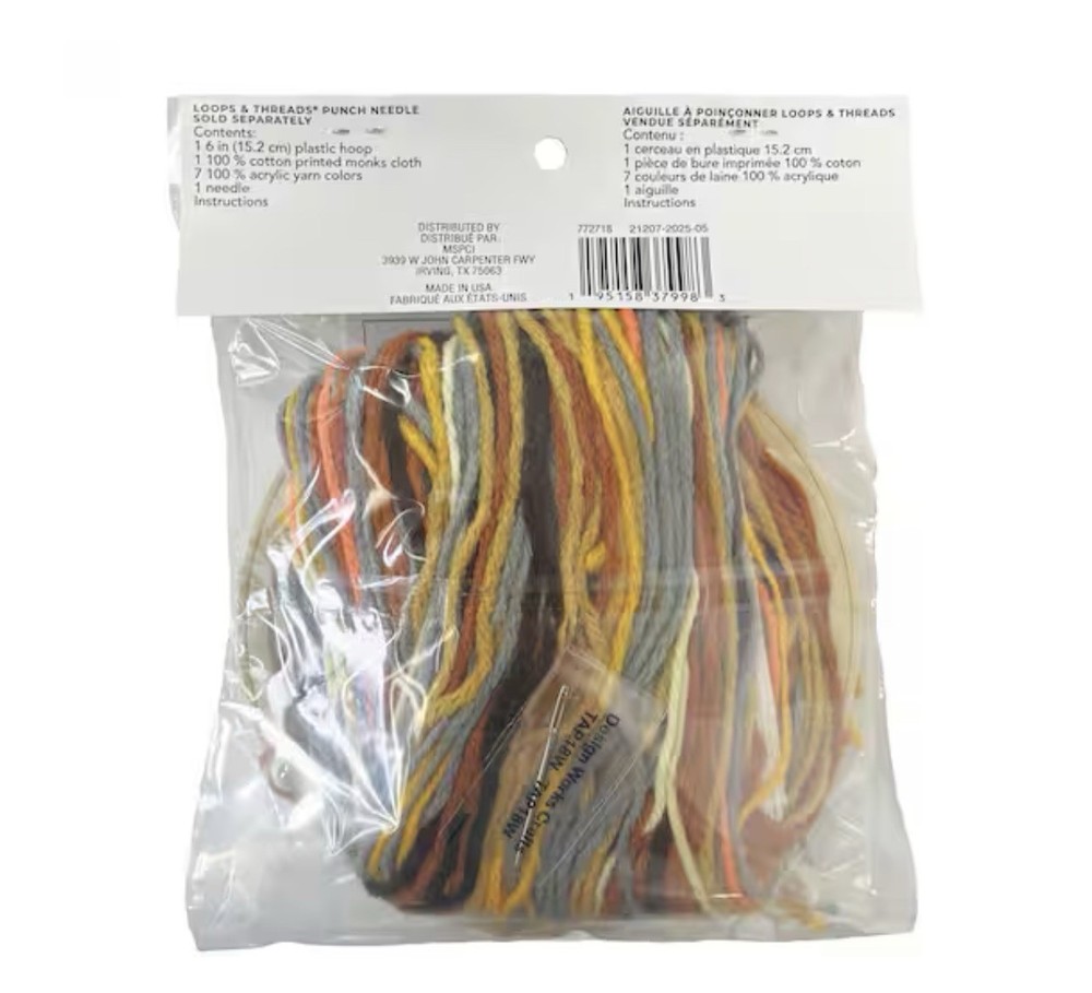 6" Forest Punch Needle Kit by Loops & Threads®