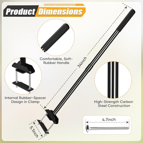 Mower Mount Assist Handle, Adjustable Grab Bar Zero Turn Mower Accessories,