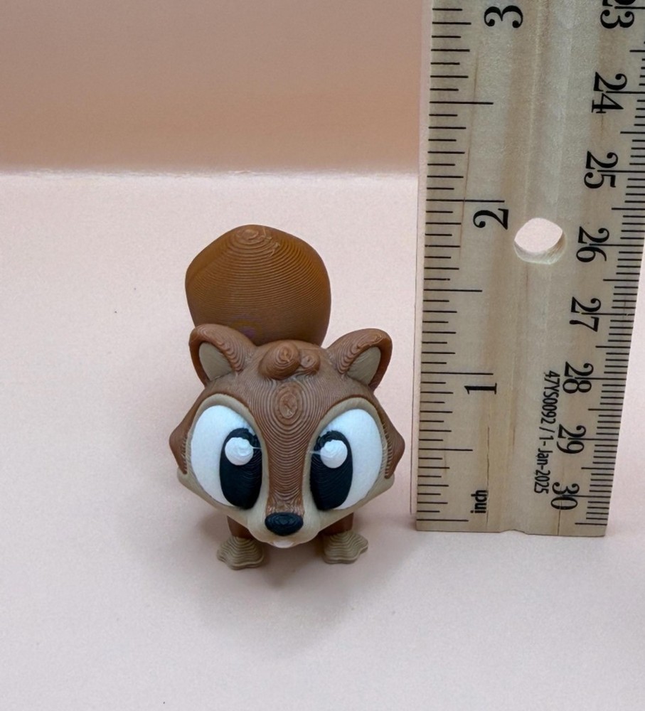 3D Printed Jiggle Pet Squirrel Playset