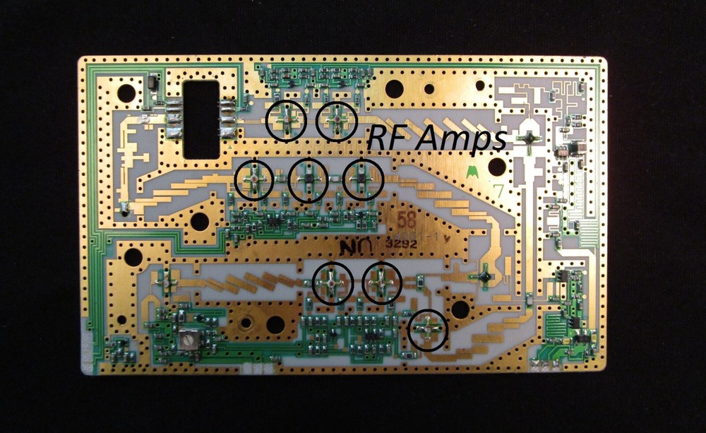 Sample Microwave Stripline Filter PCB Educational UHF GHz Microstrip Bandpass