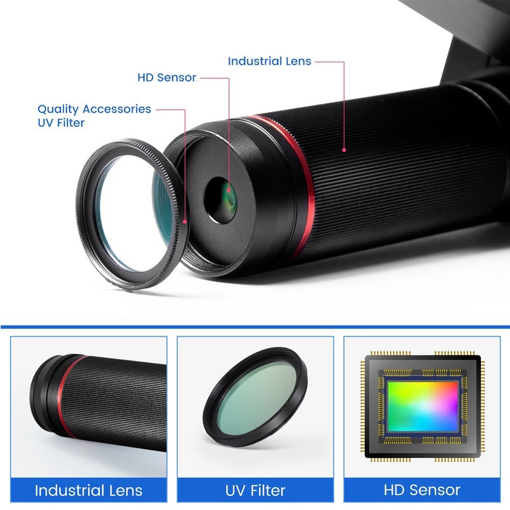10.1" Andonstar AD409 4MP Wifi Microscope Digital Microscope for PCB Solder SMD