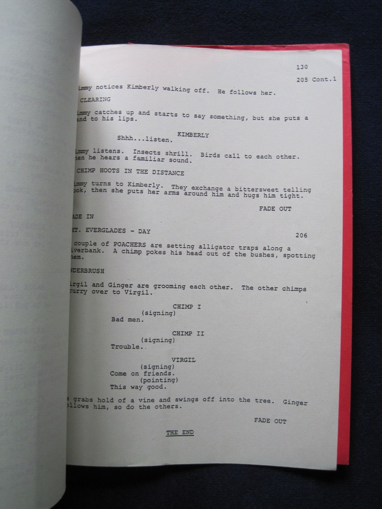 ORIGINAL SCI-FI FILM SCRIPT - PROJECT X with MATTHEW BRODERICK & HELEN HUNT