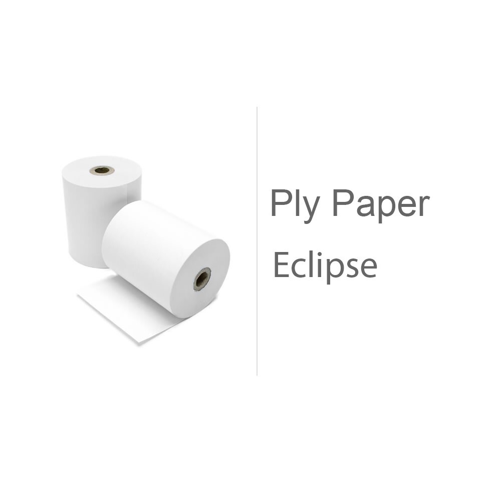 3" inch x 90' BOND Paper ( 30 Rolls ) First Data Telecheck Eclipse *NOT THERMAL*