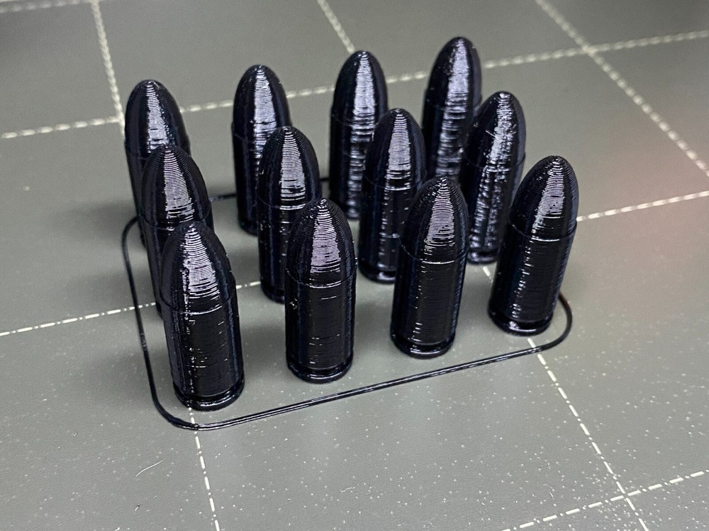 BLACK 9mm Training Rounds - Firearms Dry Fire Ammo | Snap Caps | Dummy Rounds