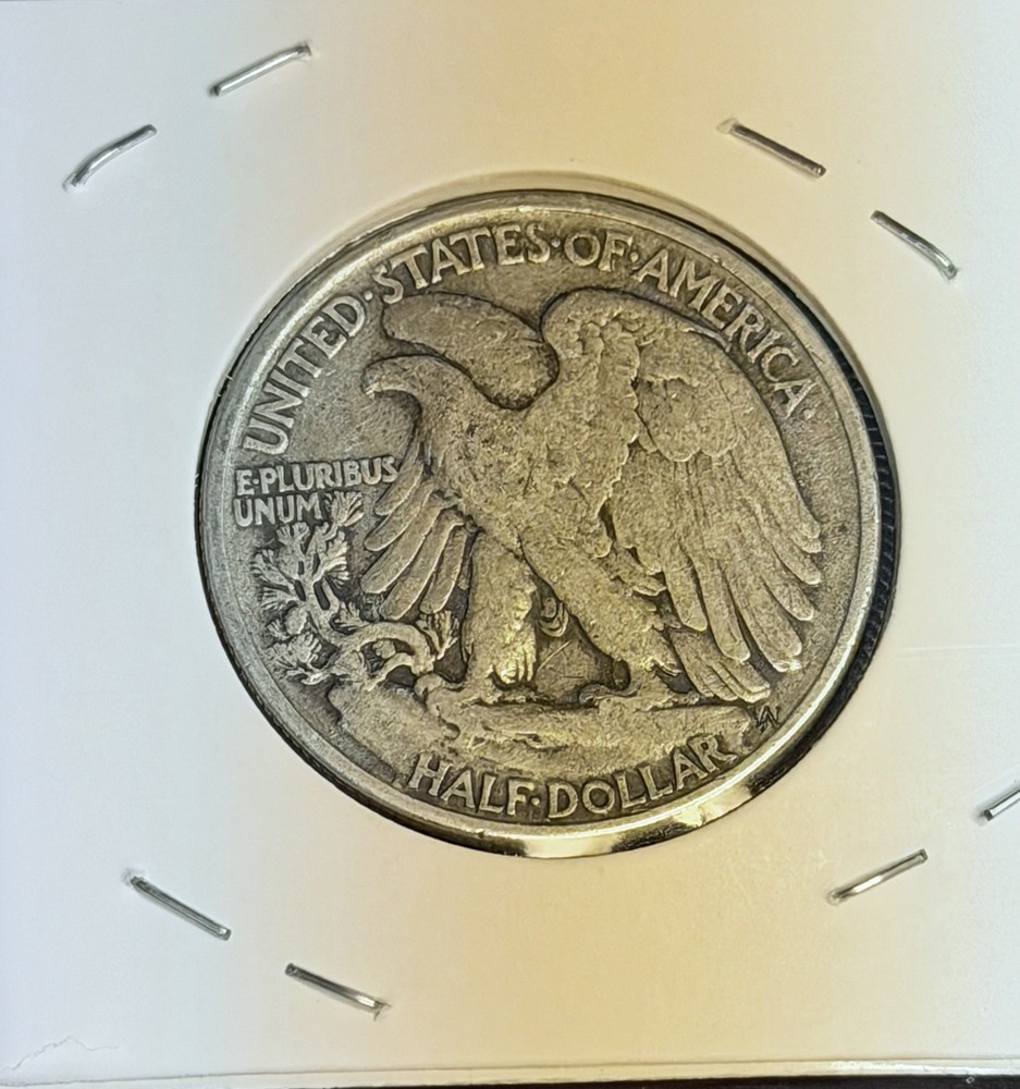 1943 D VF Walking Liberty Half Dollar