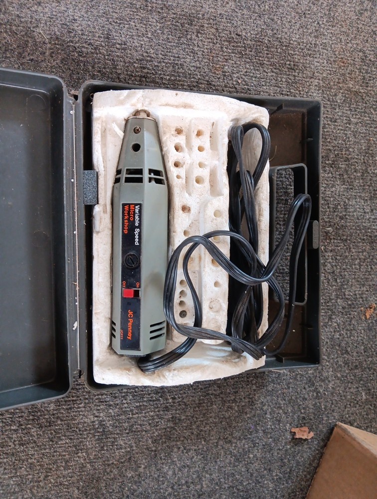 Mini Drill JC penny Micro Workshop With Case