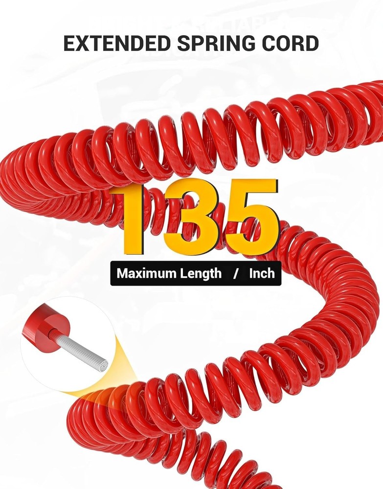 6-24V Automotive Light with Extended Cody & Spring Probe for Easy Testing