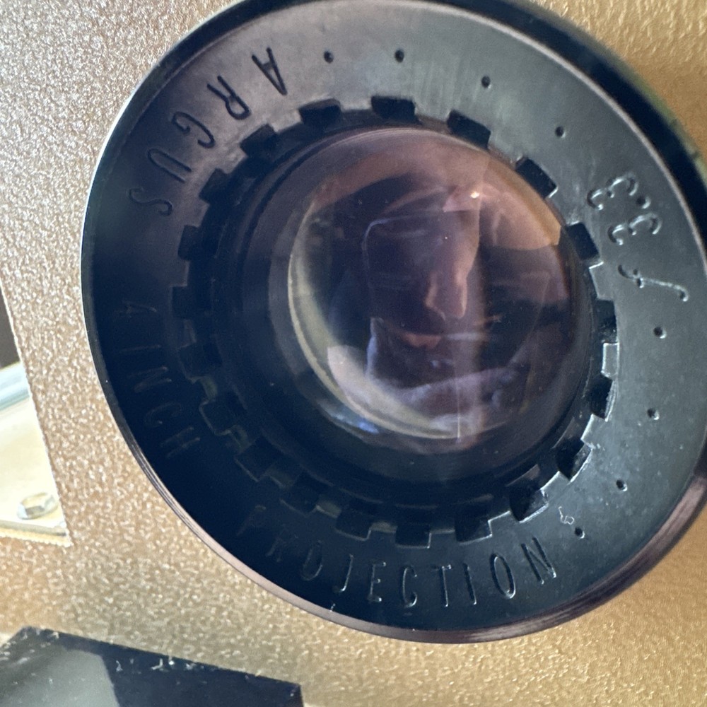 Vintage Argus 300 Model 38 Automatic Slide Projector With Case