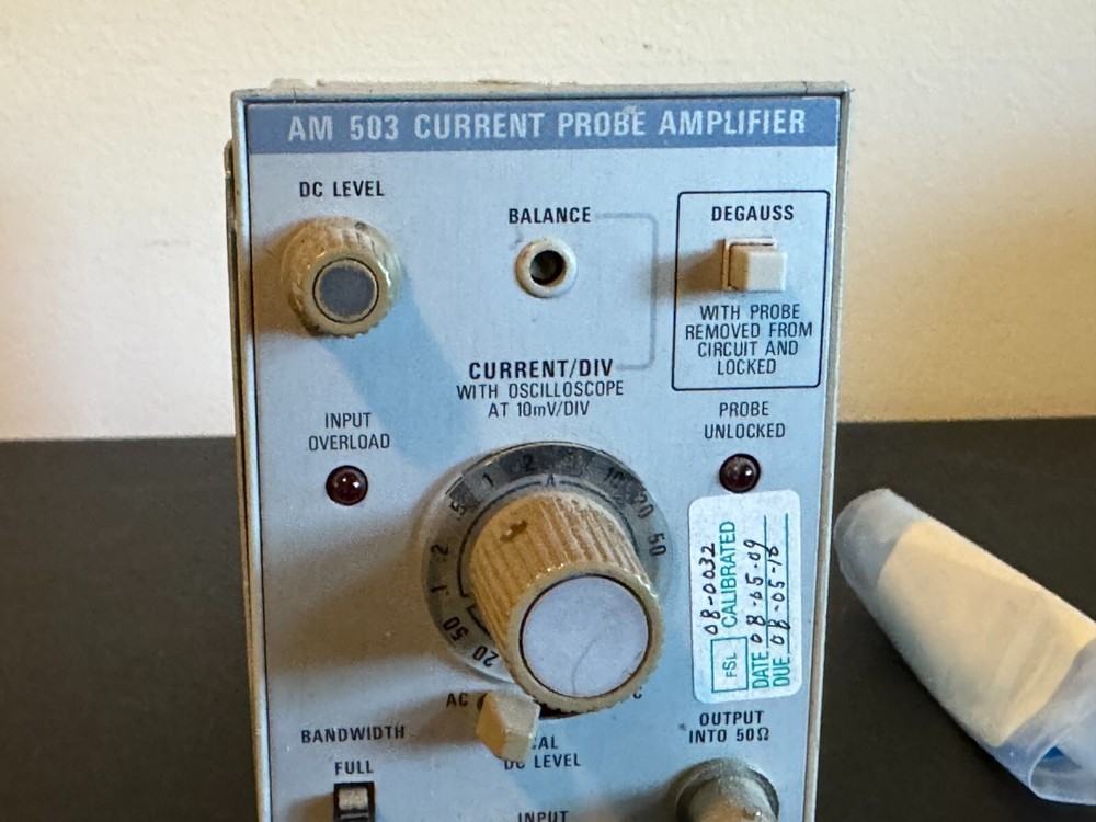 Tektronix AM 503 Current Probe Amplifier