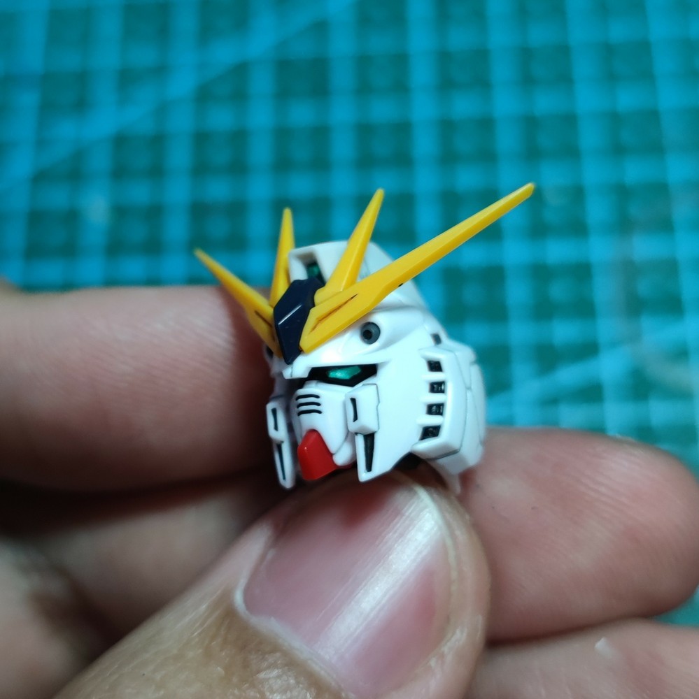 for RG 1/144 RX-93 Nu v Model EW Hyper Mega Bazooka Launcher+Base+Replace Face*2