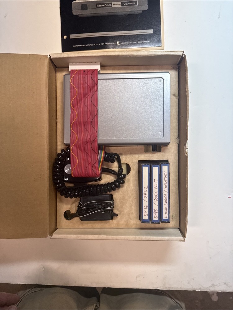 Radio Shack TRS-80 VoxBox Open Box, great condition - Untested