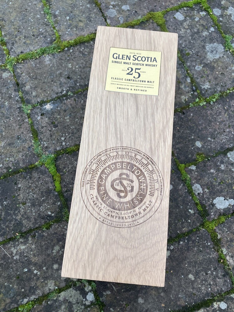 The GlenScotia 25yr Empty Whisky