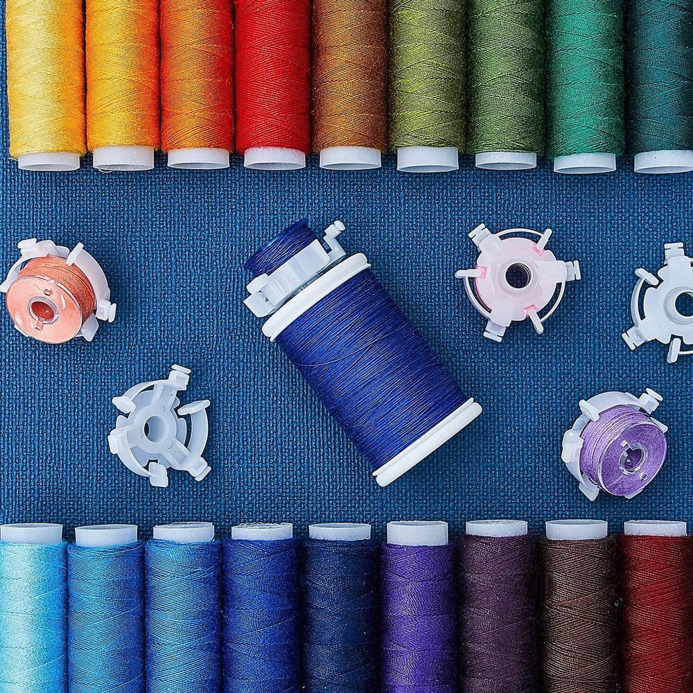 Thread Bobbin Holders 25 Pieces Small Clips for Thread Spool Sewing Accessory
