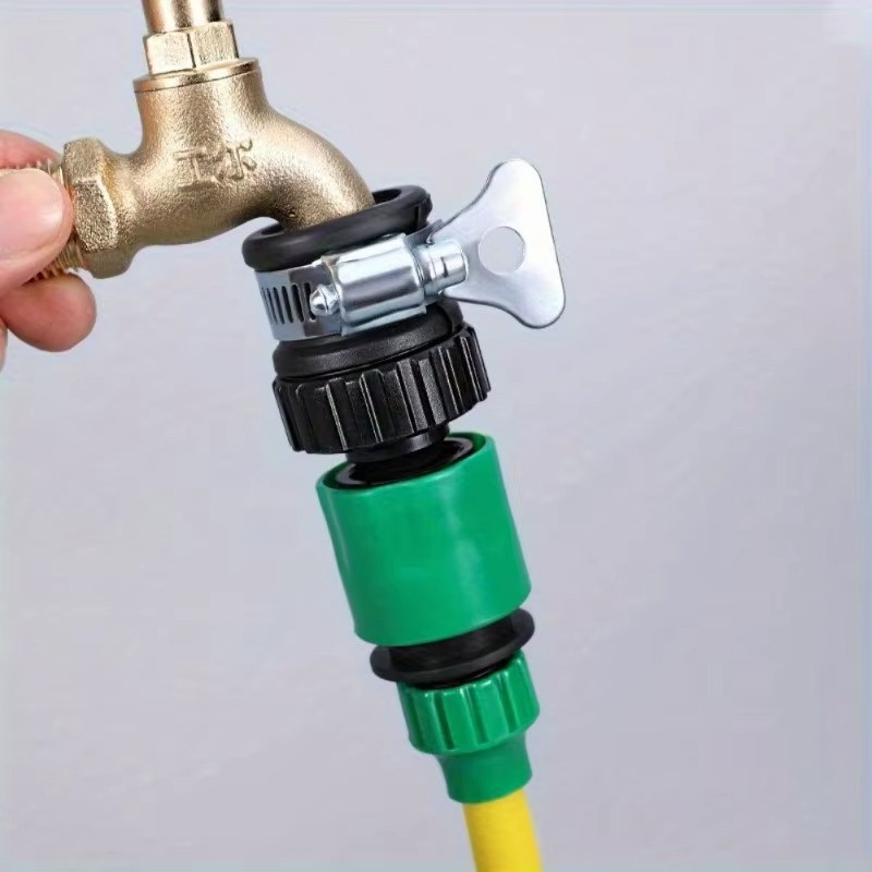 Water Faucet Adapter Durable Universal Plastic Quick Connect Hose Fitting Tap