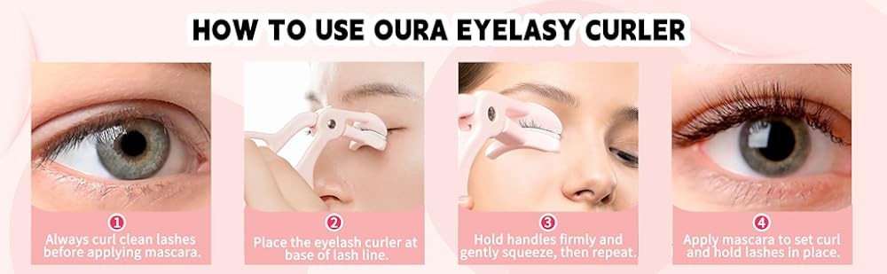 2 Style Eyelash Curler - Lash Curler Extra Silicone Replacement Pads,