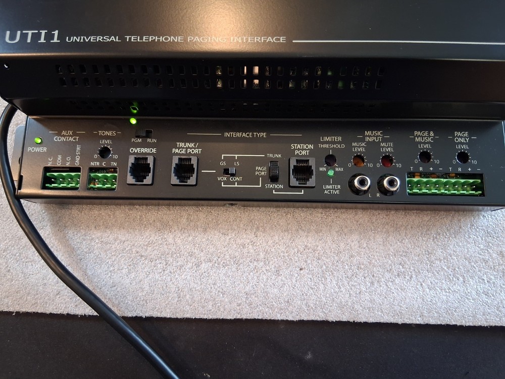 Bogen Communications UTI1 Universal Telephone Paging Zone Systems Interface
