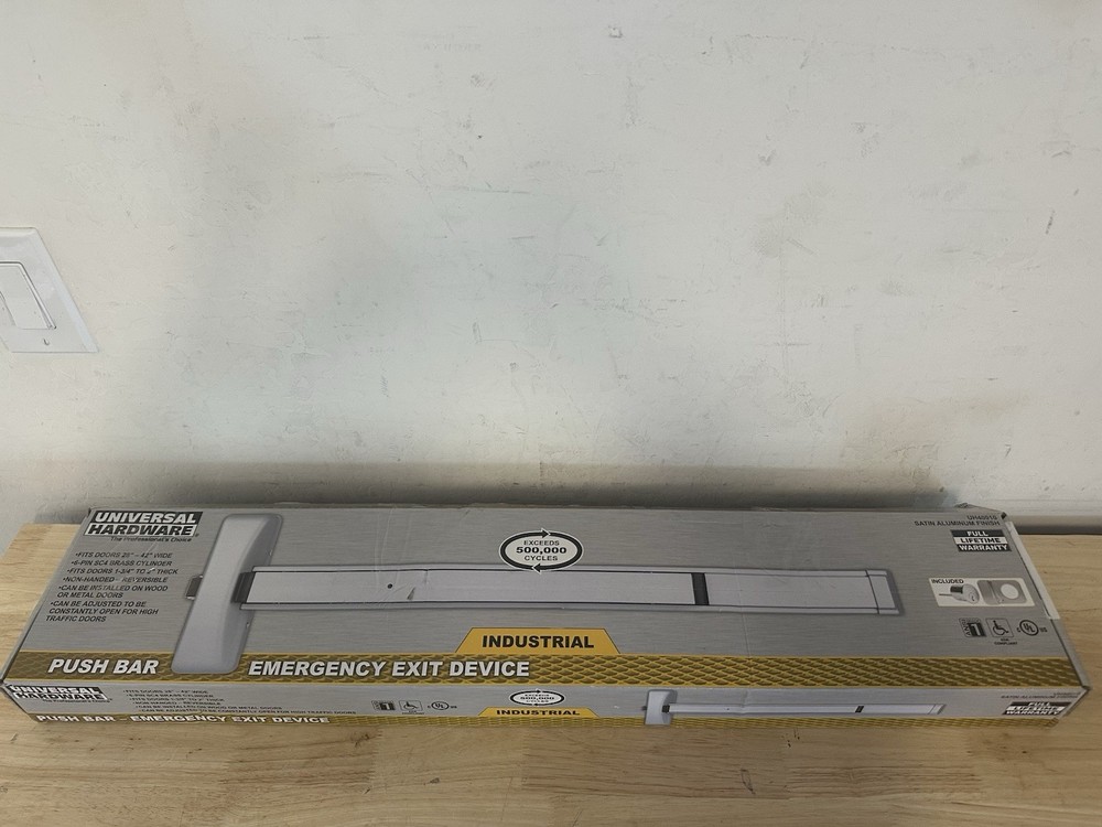 Universal Hardware Industrial Push Bar Emergency Exit Device UH40010