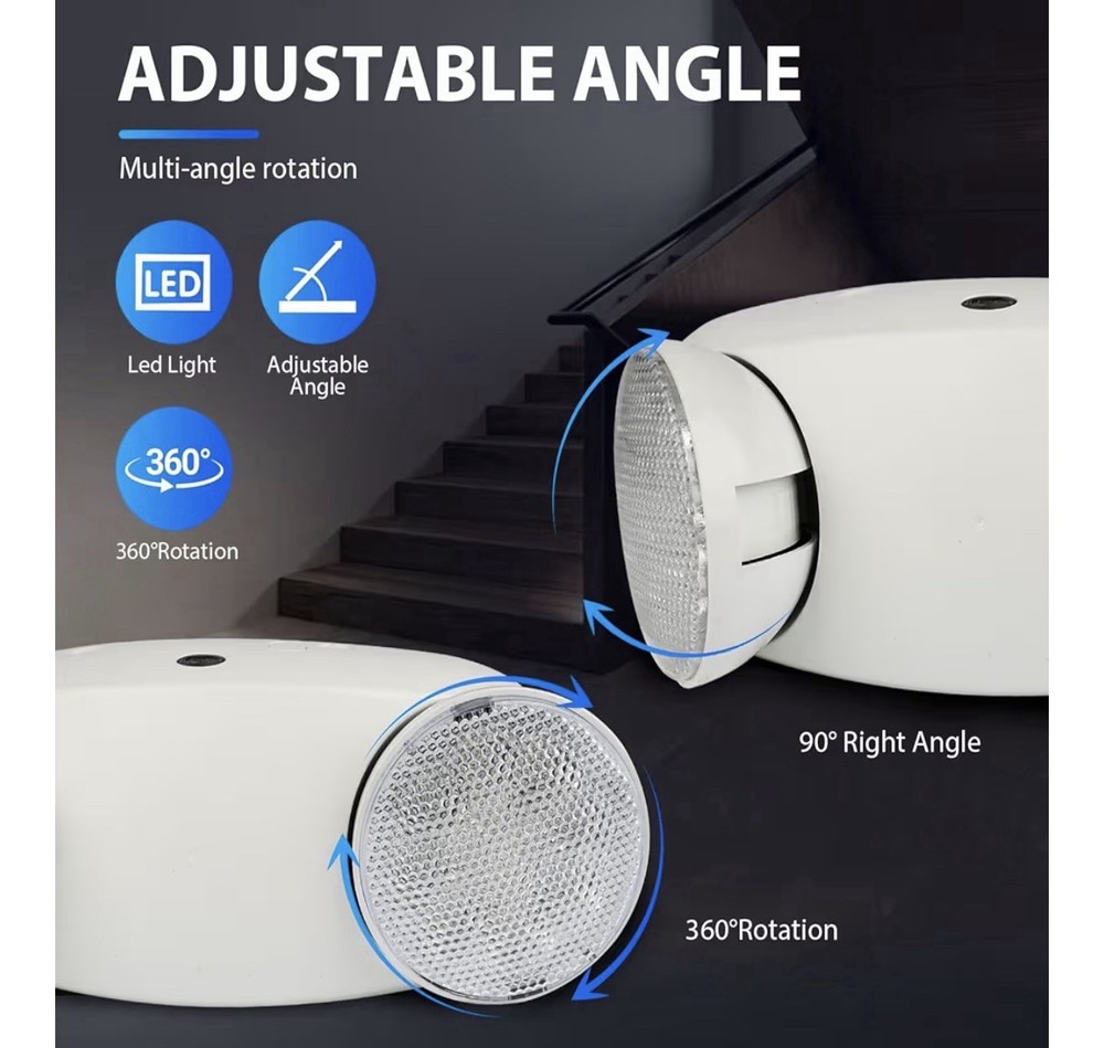 LED Emergency Lights with Battery Backup