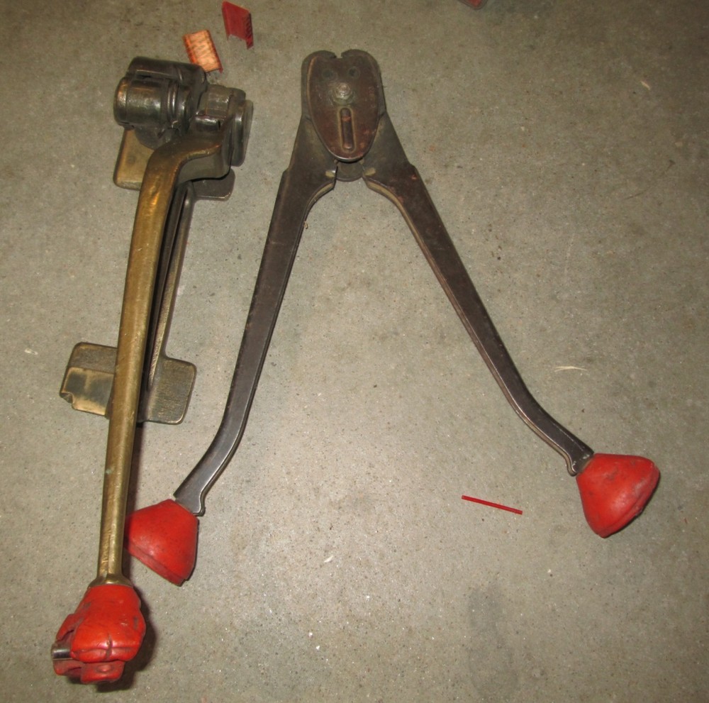 SIGNODE 5/8" - 3/4" steel strapping tools 2 sets