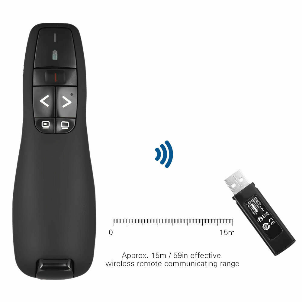 Wireless USB PPT Presenter Powerpoint Clicker Presentation Remote Control Pen