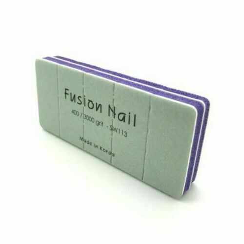 Fusion Nail 2 Sided Shining Buffer Block 400/3000 Grit- Any choose