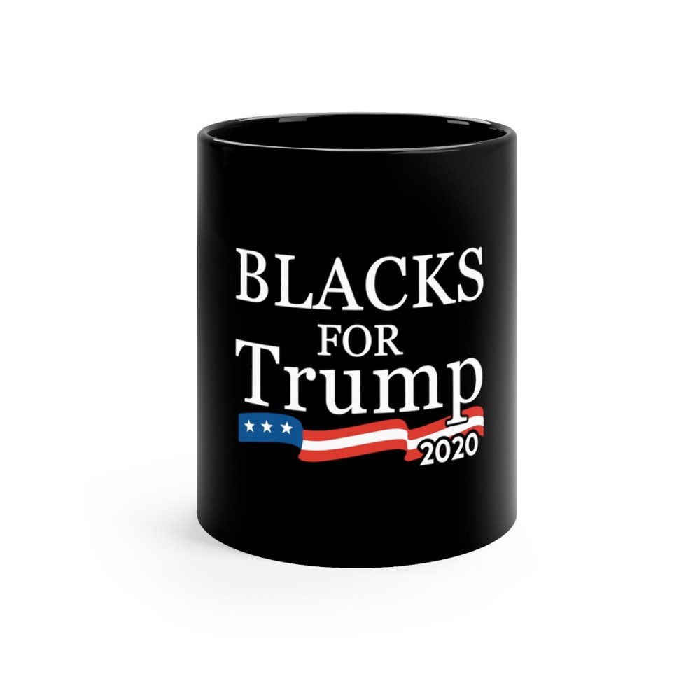 Black Conservatives For Trump 2020 11oz Black Mug