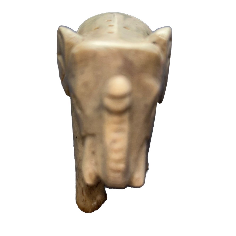 Elephant Trunk Up Stone Incense Holder