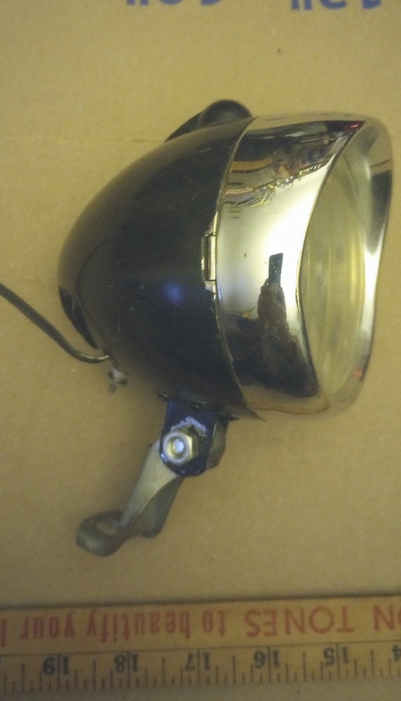 vintage bicycle light/horn combo