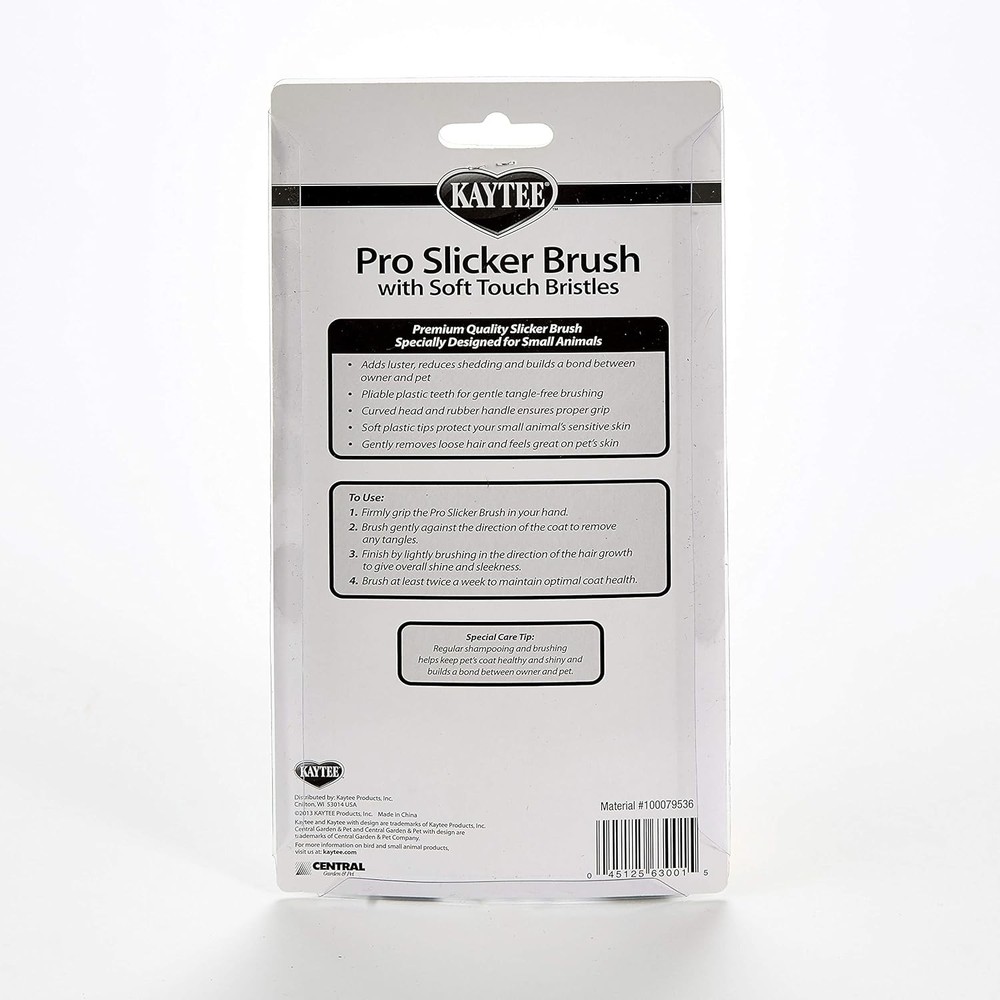 Kaytee Pro-Slicker Brush White, Large