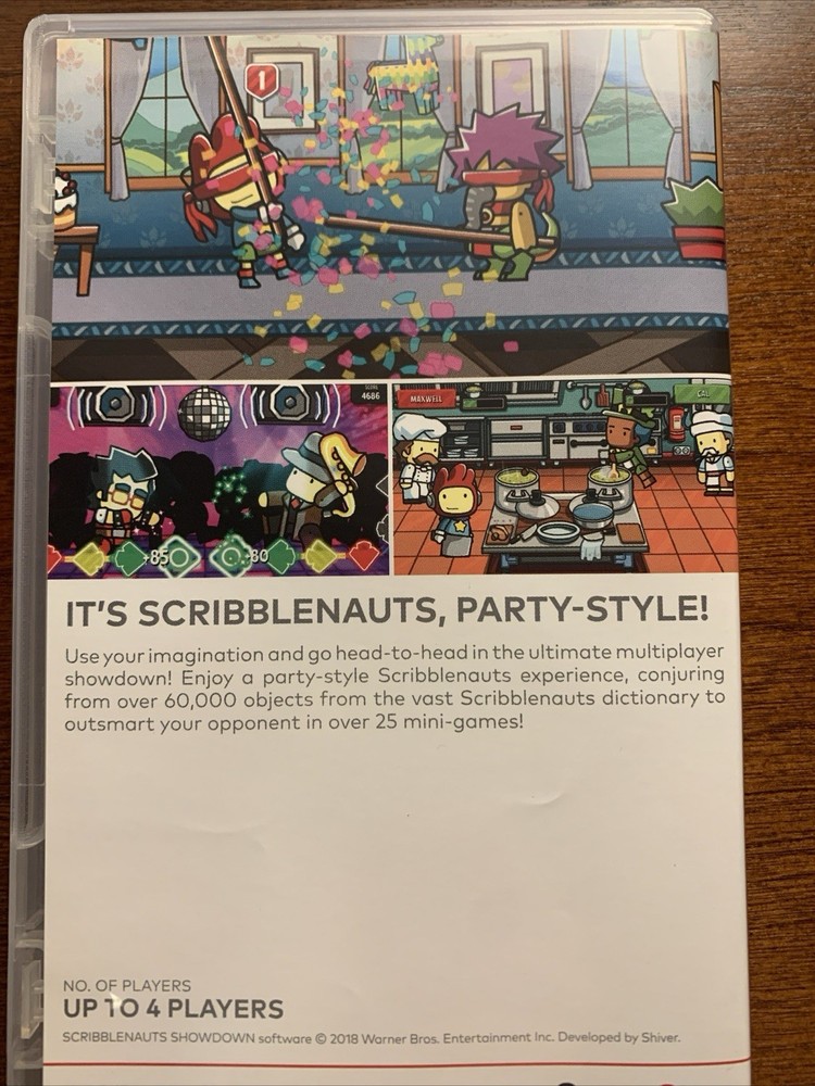 Scribblenauts Showdown / Nintendo Switch Authentic Display Box Only / NO GAME