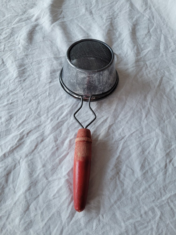 Vintage Wood Handle Hand Held Sifter