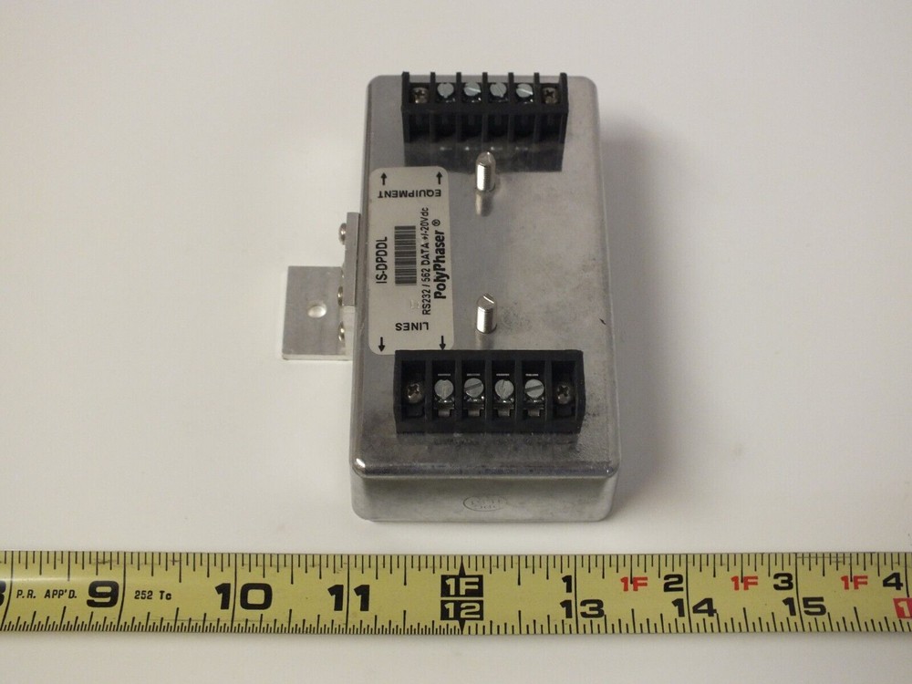 New NOS PolyPhaser IS-DPDDL RS232 562 DATA +/-20Vdc Impulse Suppressor