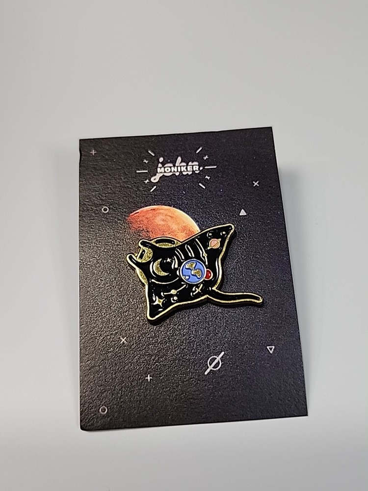 Sting Ray Galaxy Design Lapel Pin