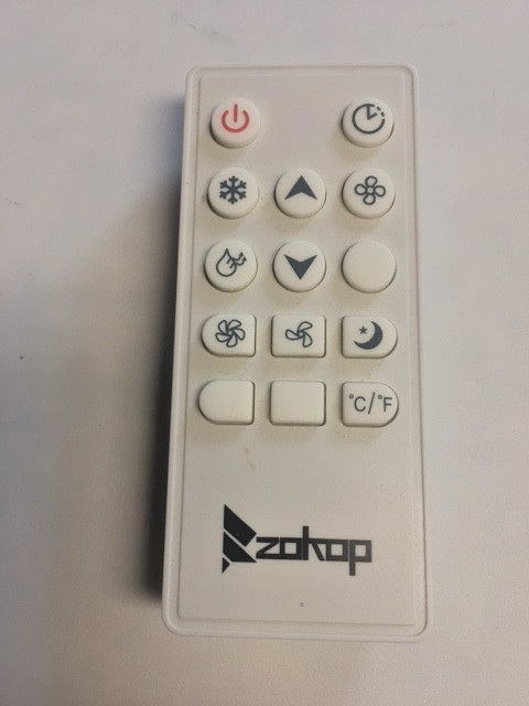 ZOKOP 8000BTU YPO2-09C AIR CONDITIONER REMOTE