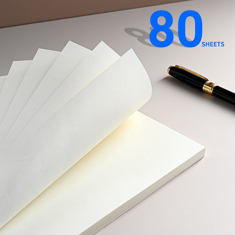 A5 Refillable Paper, Blank Refill Binder Refills for White