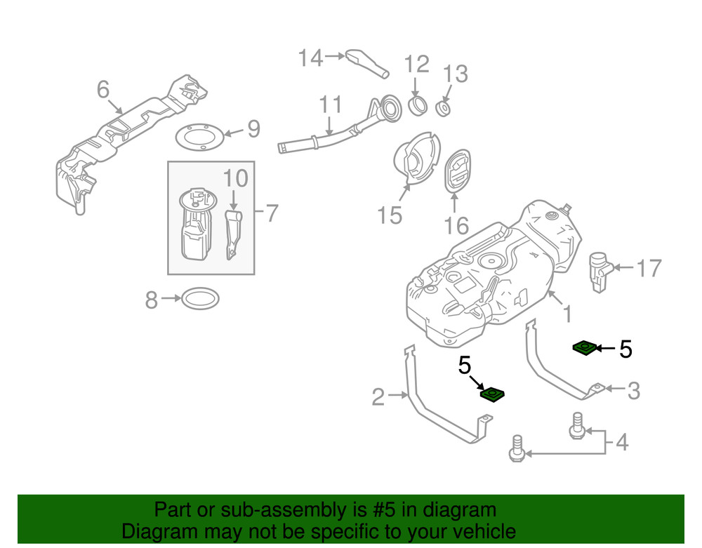Genuine Ford Front Shield U-Nut W717634-S439