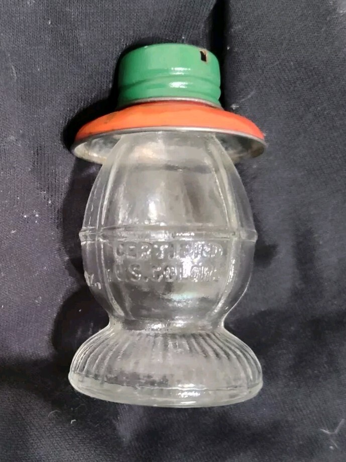 Vintage Strough Railroad Latern Christmas Candy Container Toy