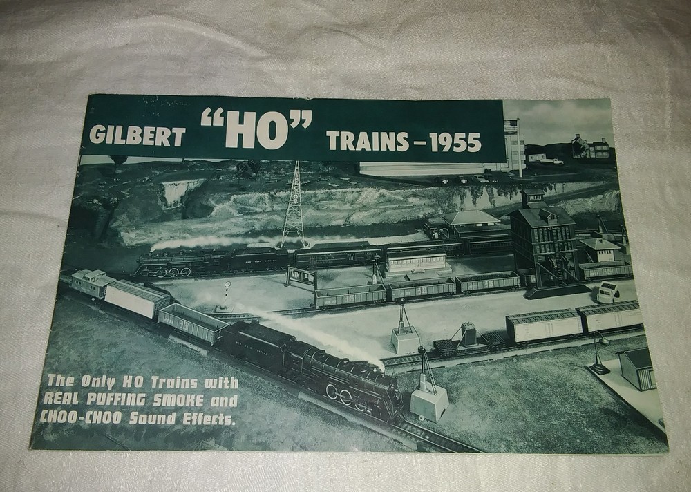 1955 Gilbert "HO" Trains Catalog With Original Order Form