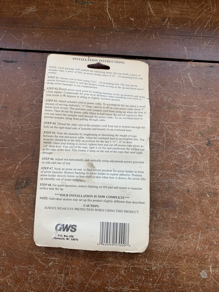 GWS Strike Force V-Drop Arrow Rest