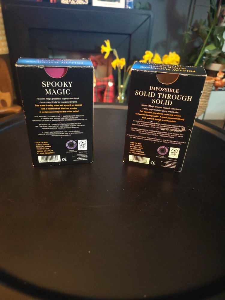 Marvins Magic Spooky Magic and Impossible Solid Through Solid FREE UK POSTAGE