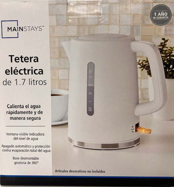 1.7L Plastic Electric Cordless Kettle One-touch Operation Automatic Shut Off