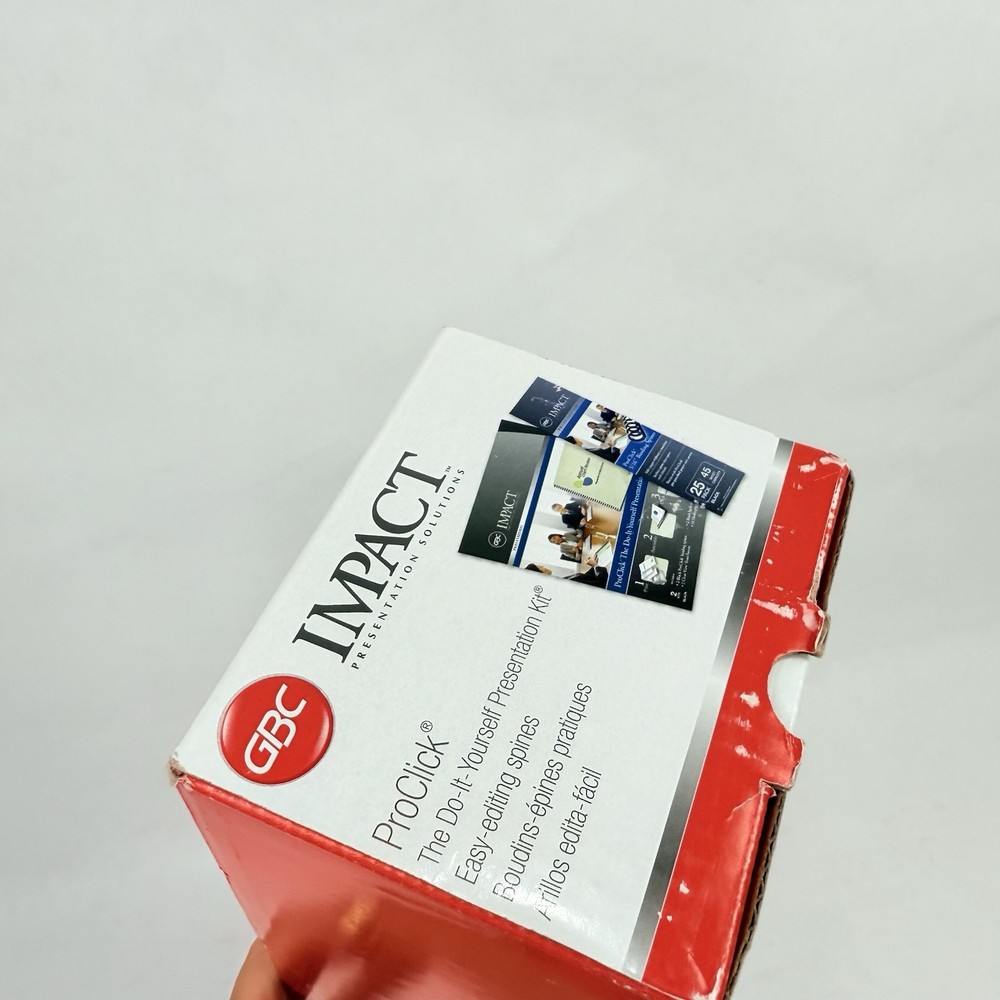 Gbc Proclick P50 Binding Machine Manual Proclick Up to 100 Sheets + Binds - NEW